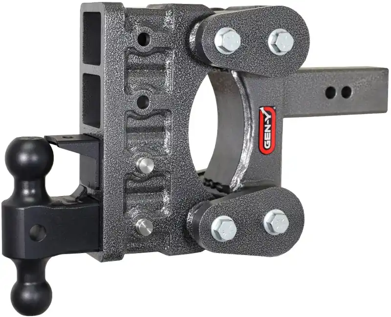 Gen-Y The Boss Torsion-Flex 2.5in Shank 6in Drop 21K Hitch w/GH-061 Dual-Ball/GH-062 Pintle Lock Reduced Price