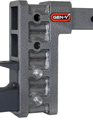 Crafted Gen-Y Mega Duty 2.5in Shank 9in Drop 3.5K TW 32K Hitch w/GH-0161 Dual-Ball/Pintle Lock