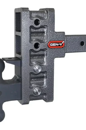 Original Gen-Y Mega Duty 2.5in Shank 6in Offset Drop 32K Hitch w/GH-0161 Dual-Ball/GH-0162 Pintle Lock