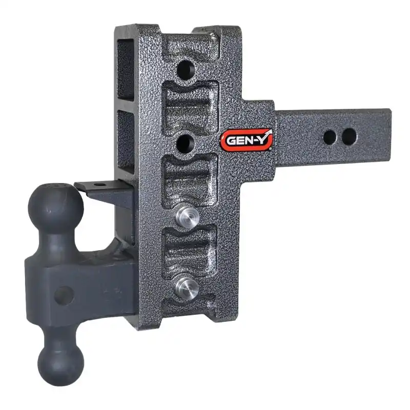 Original Gen-Y Mega Duty 2.5in Shank 6in Offset Drop 32K Hitch w/GH-0161 Dual-Ball/GH-0162 Pintle Lock