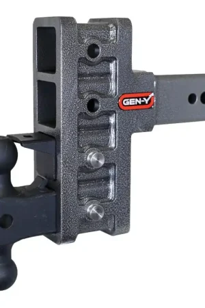 Luxury Gen-Y Mega Duty 3in Shank 6in Offset Drop 32K Hitch w/GH-0161 Dual-Ball/GH-0162 Pintle Lock