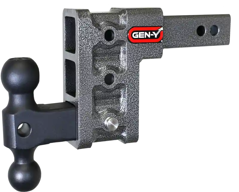Gen-Y Mega Duty 2in Shank 5in Drop 1.5K TW 10K Hitch w/GH-031 Dual-Ball Free Delivery