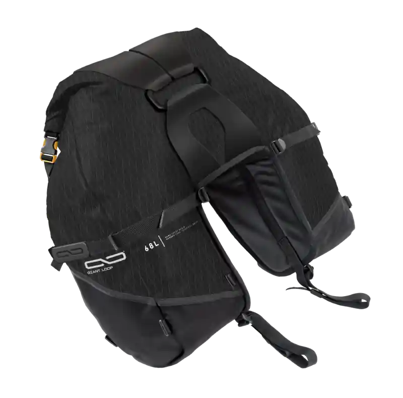 High Quality Giant Loop Great Basin Saddlebag 68L - Black