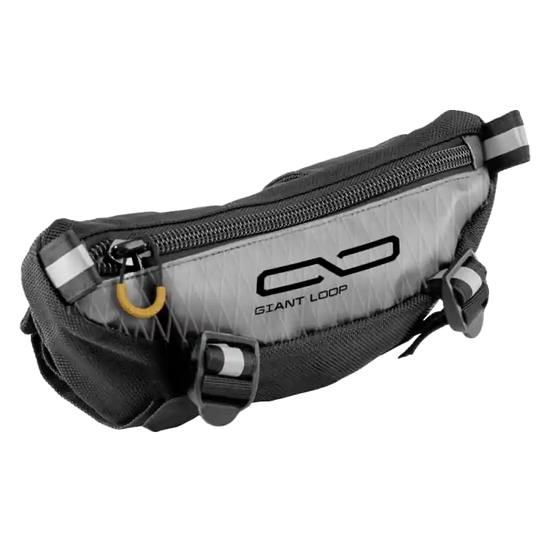 Top Pick Giant Loop Zigzag Handlebar Bag 1.5L - Gray