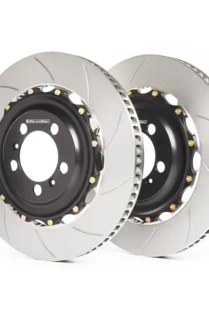 GiroDisc 2020+ Chevrolet Corvette Z06 (C8 w/Factory Iron Rotors) Slotted Front Rotors Fresh Stock