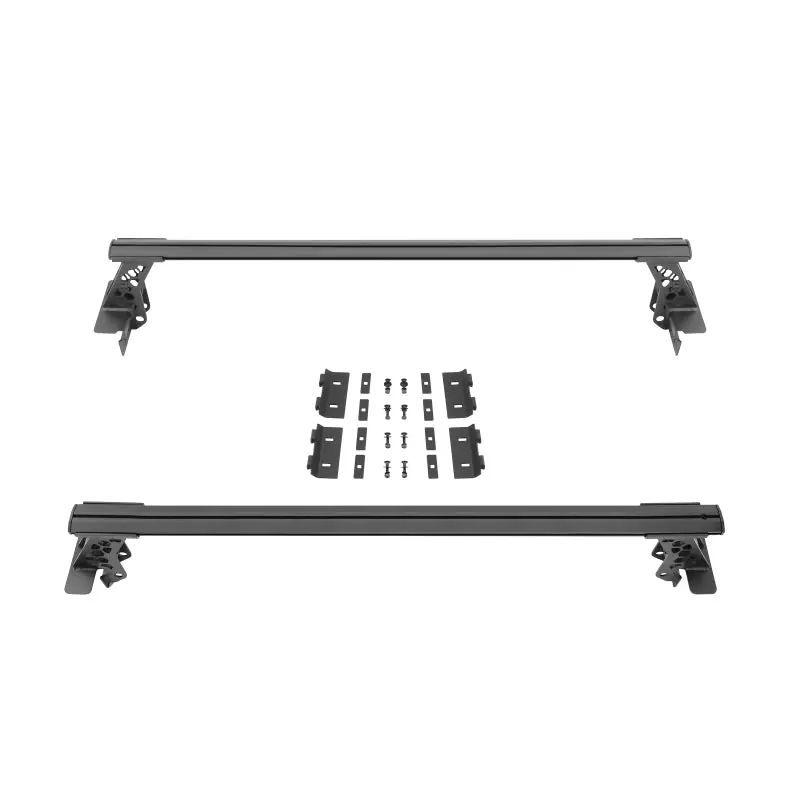 Big Sale Go Rhino 15-22 Ford F-150 / 19-22 RAM 1500 / 07-21 Toyota Tundra XRS Cross Bars Kit - Tex. Blk