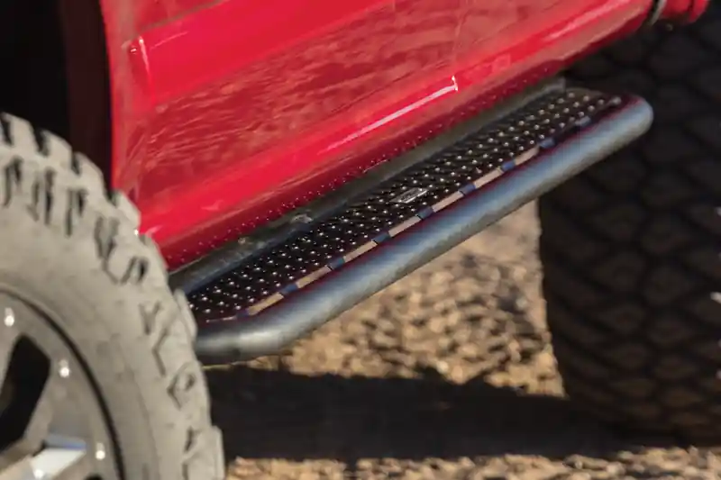 Genuine Go Rhino 07-20 Toyota Tundra Dominator Extreme D6 SideSteps Complete Kit w/SideStep + Brkts