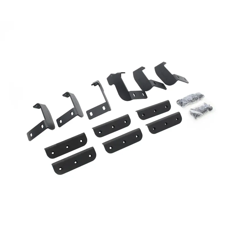 Go Rhino 2022 Toyota Tundra Crew Max Brackets for Dominator Extreme SideSteps - Tex. Black Popular