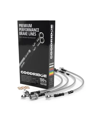 Goodridge 08-12 Subaru STI (6 Speed) Clear Stainless Steel Clutch Line Free Delivery