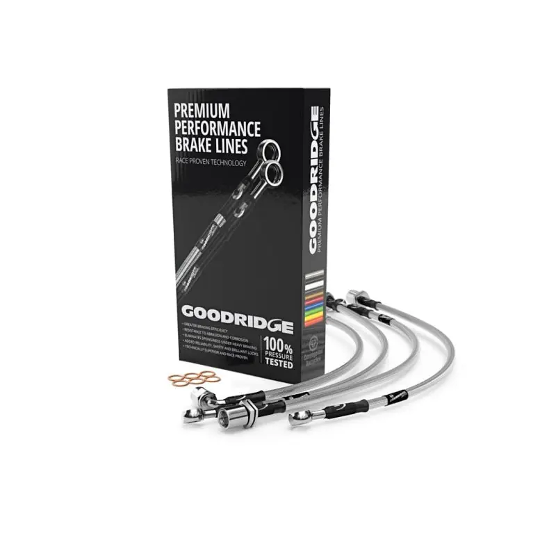 Goodridge 08-12 Subaru STI (6 Speed) Clear Stainless Steel Clutch Line Free Delivery