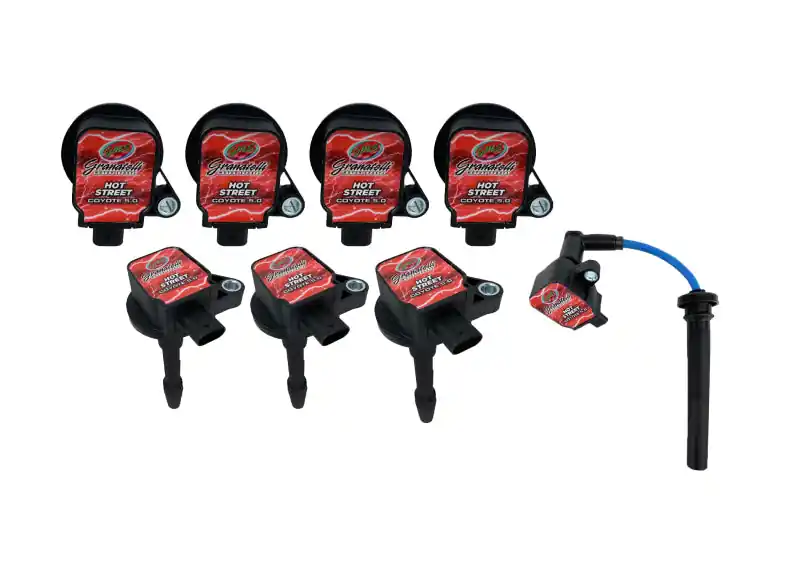 Granatelli 18-23 Ford 5.0L 4V Hot Street Coil-On-Plug Wire Conn Kit w/Coil Packs (50K Volts) Free Shipping