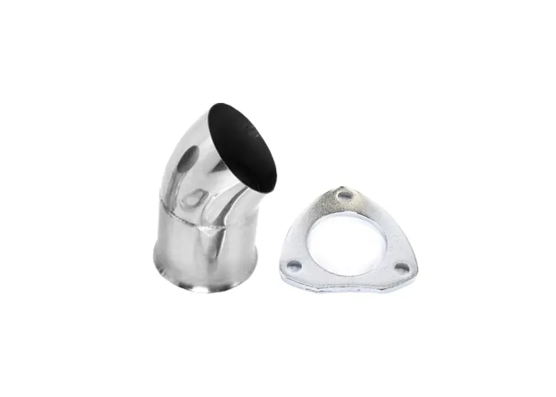 Granatelli 2.5in 304SS Turn Down w/3-Bolt Flange & Gasket Get Yours