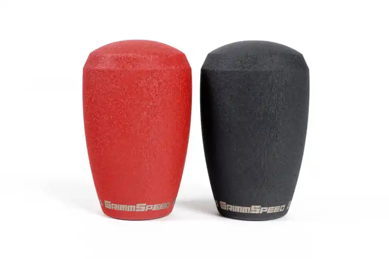 GrimmSpeed Shift Knob Stainless Steel - Subaru 5 Speed and 6 Speed Manual Transmission - Red Professional Grade