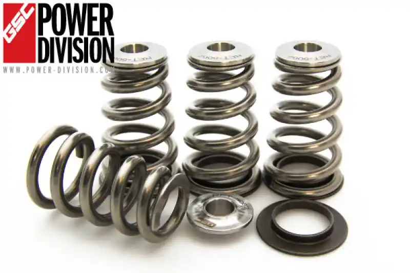 Holiday Sale GSC P-D Mitsubishi 4B11T High Pressure Single Conical Valve Spring and Ti Retainer Kit