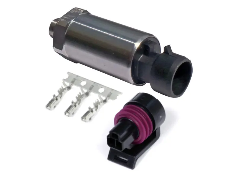 Discount Haltech 150 PSI Motorsport (SS Diaphragm) Fuel/Oil/Wastegate 1/8 NPT Pressure Sensor w/Plug & Pins