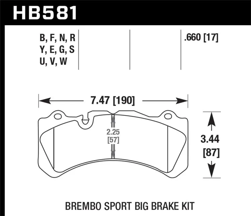 Hawk 09 Nissan GT-R R35 HP+ Street Front Brake Pads Professional Grade