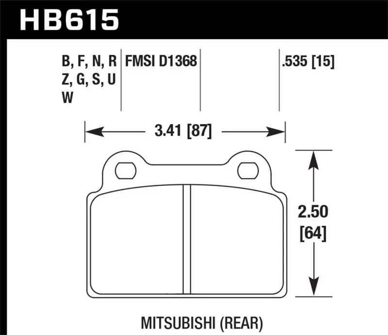 Hawk EVO X HP+ Street Rear Brake Pads Get Yours