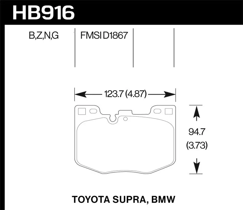 Flash Sale Hawk 2020 Toyota Supra / 19-20 BMW Z4 DTC-60 Front Brake Pads