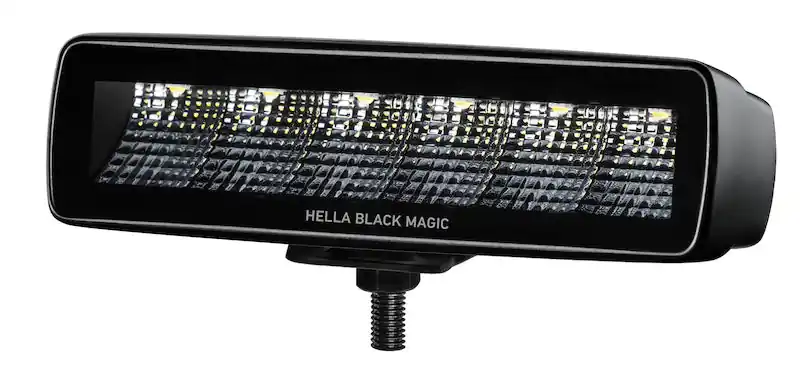 Hella Universal Black Magic 6 L.E.D. Mini Light Bar - Flood Beam Weekend Sale
