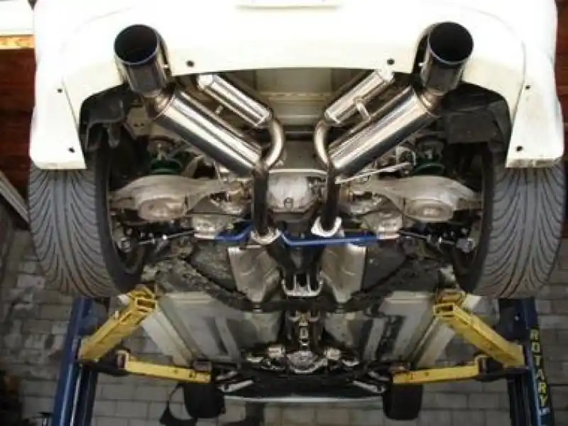 HKS 03-07 G35 Dual Hi-Power Ti Tip Catback Exhaust (SUS304 NO COATING) Deal