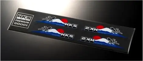 HKS STICKER - 4pc Next Day Delivery