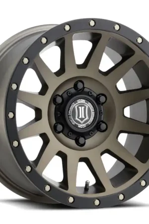 ICON Compression 17x8.5 6x5.5 0mm Offset 4.75in BS 106.1mm Bore Bronze Wheel Factory Price
