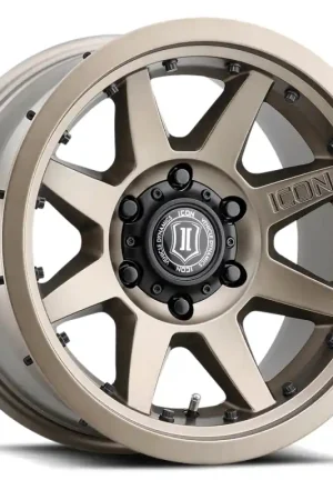 ICON Rebound Pro 17x8.5 6x5.5 0mm Offset 4.75in BS 106.1mm Bore Bronze Wheel Price Drop