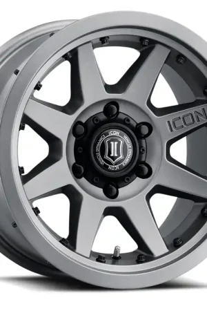 Save Now ICON Rebound Pro 17x8.5 6x5.5 0mm Offset 4.75in BS 106.1mm Bore Titanium Wheel