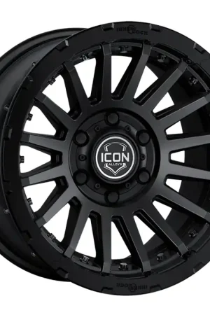 Limited Time ICON Recon Pro 17x8.5 6x5.5 0mm Offset 4.75in BS 106.1mm Bore Satin Black Wheel