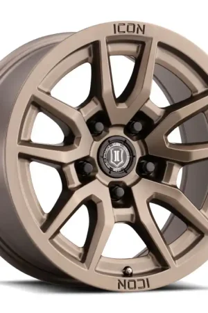 Best Seller ICON Vector 5 17x8.5 5x150 25mm Offset 5.75in BS 110.1mm Bore Bronze Wheel