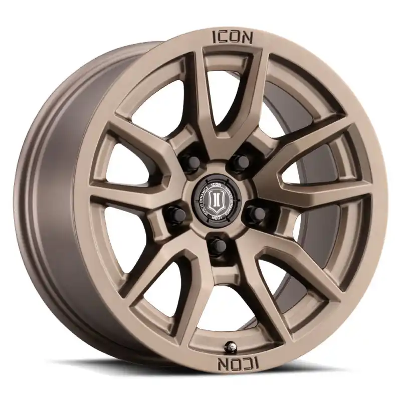 Best Seller ICON Vector 5 17x8.5 5x150 25mm Offset 5.75in BS 110.1mm Bore Bronze Wheel