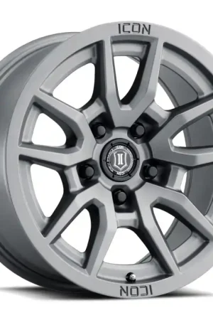 Must Have ICON Vector 5 17x8.5 5x150 25mm Offset 5.75in BS 110.1mm Bore Titanium Wheel
