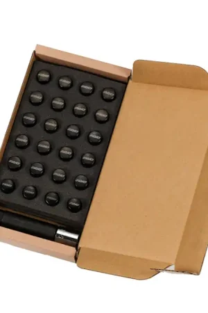 Rays M12x1.50 6 Hole 24pc Lock & Nut Set - Black Best Price