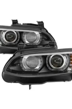 Save Now Spyder 08-10 BMW F92 3 Series Projector Headlights - LED DRL - Black (PRO-YD-BMWE9208-DRL-BK)
