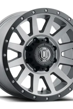 Direct From Manufacturer ICON Compression HD 18x9 8x170 6mm Offset 5.25in BS Titanium Wheel