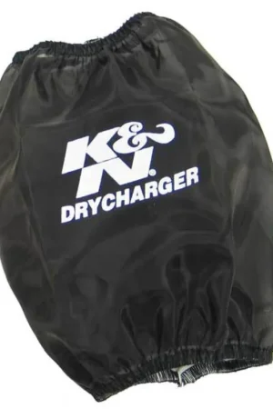 K&N Black Drycharger Round Tapered Air Filter Wrap 5.5in Base ID x 4.5in Top ID x 6.5in H One Day Deal