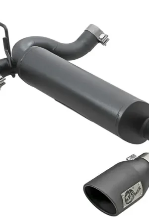 aFe Rebel Series 2.5in 409 SS Axle-Back Exhaust w/ Black Tips 2007+ Jeep Wrangler (JK) V6 3.6L/3.8L Popular