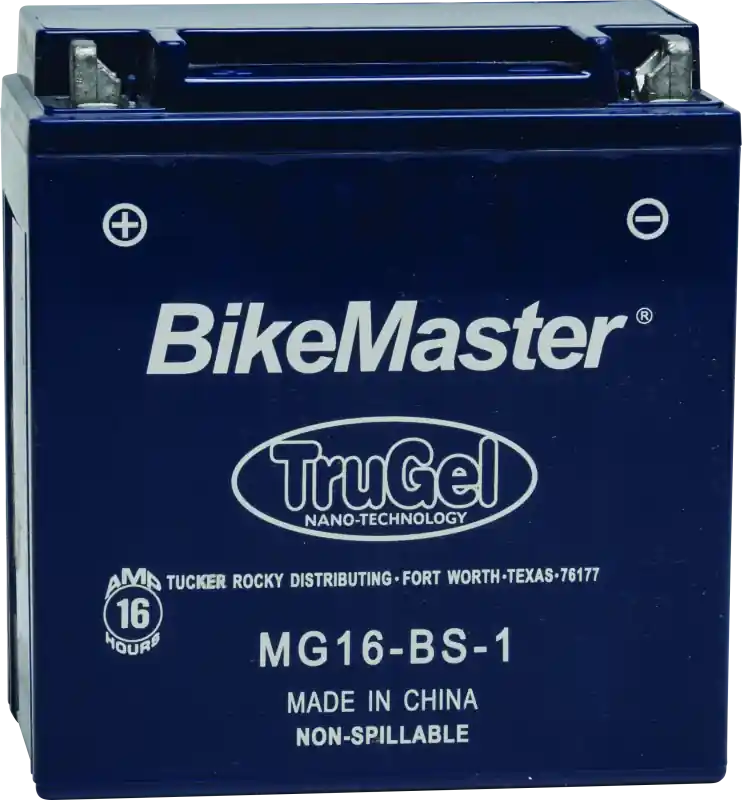 Hot Deal BikeMaster TruGel Battery MG16-BS-1