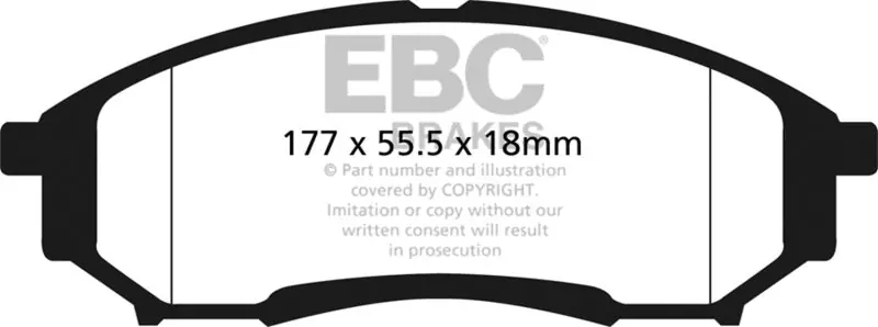 EBC 05-07 Ford F250 (inc Super Duty) 5.4 (2WD) Extra Duty Rear Brake Pads Seasonal Sale