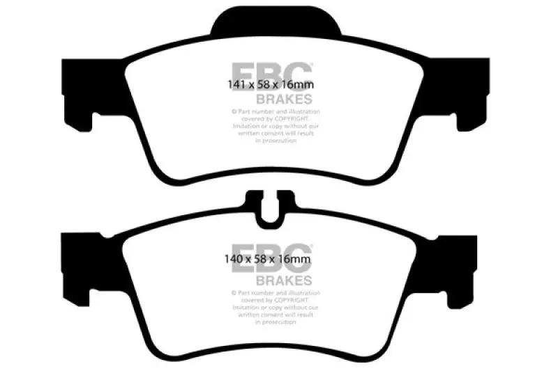 Final Sale EBC 04-06 Mercedes-Benz CL500 5.0 Ultimax2 Rear Brake Pads