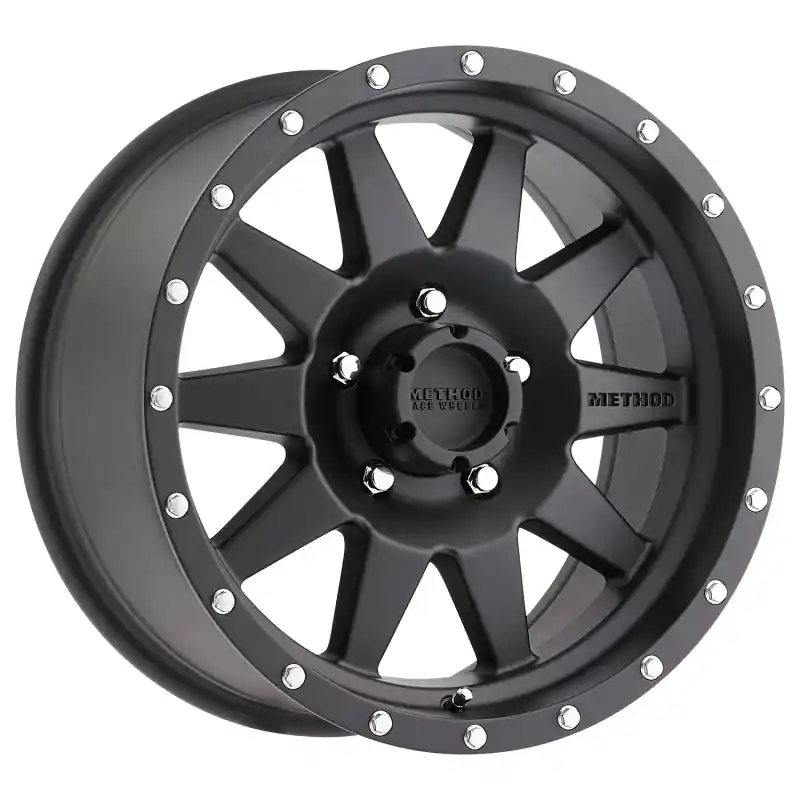 Flash Sale Method MR301 The Standard 15x7 -6mm Offset 5x4.5 83mm CB Matte Black Wheel