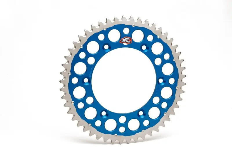 Renthal 99-05 Yam YZ125/G-250F/ YZ400-450/ 88-89 Honda XR 250R Rear Twinring - Blue 520-48P Teeth Free Delivery