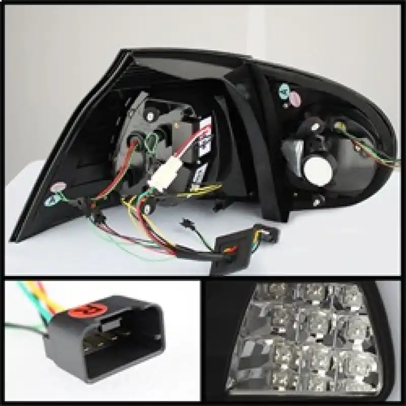 Spyder Volkswagen Golf V 06-09 LED TURN SIGNAL LED Tail Lights Black ALT-YD-VG03-LED-BK Trusted Brand