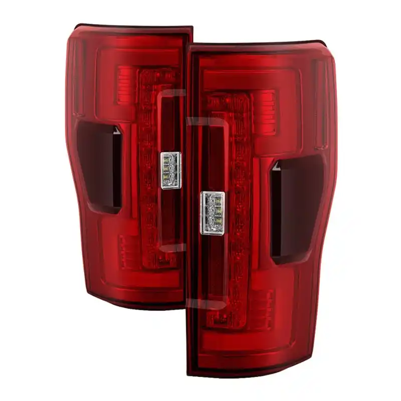 Spyder 17-18 Ford F-250 SD (w/Blind Spot Sens) LED Only Tail Lights - Red Clr (ALT-YD-FS17BS-LED-RC) Free Returns