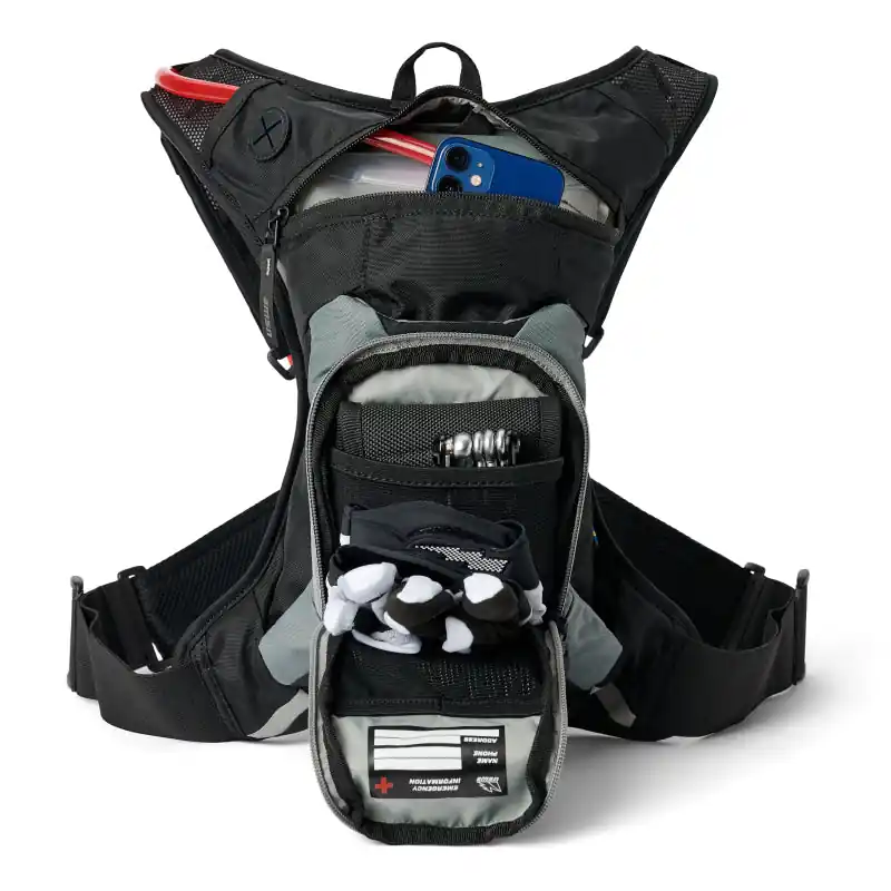 USWE Moto Hydro XTR Dirt Biking Hydration Pack 3L - Black Factory Price