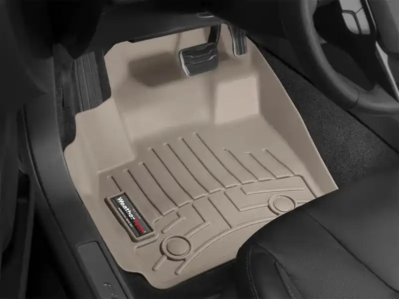 WeatherTech 07+ Volvo S80 Front FloorLiner - Tan Genuine