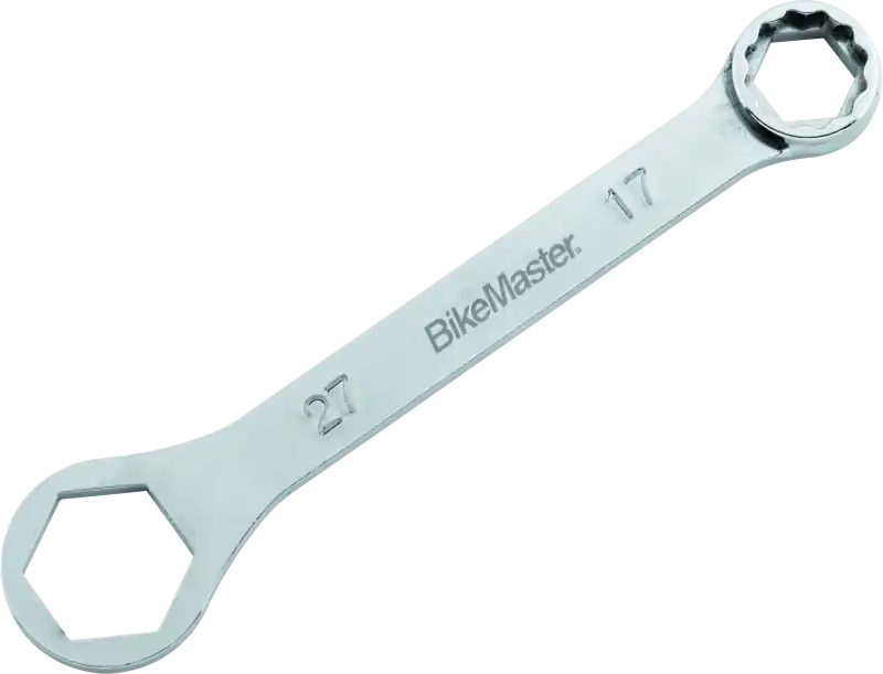 New Arrival BikeMaster Rider Wrench - 27mm 6-pt x 17mm 12-pt