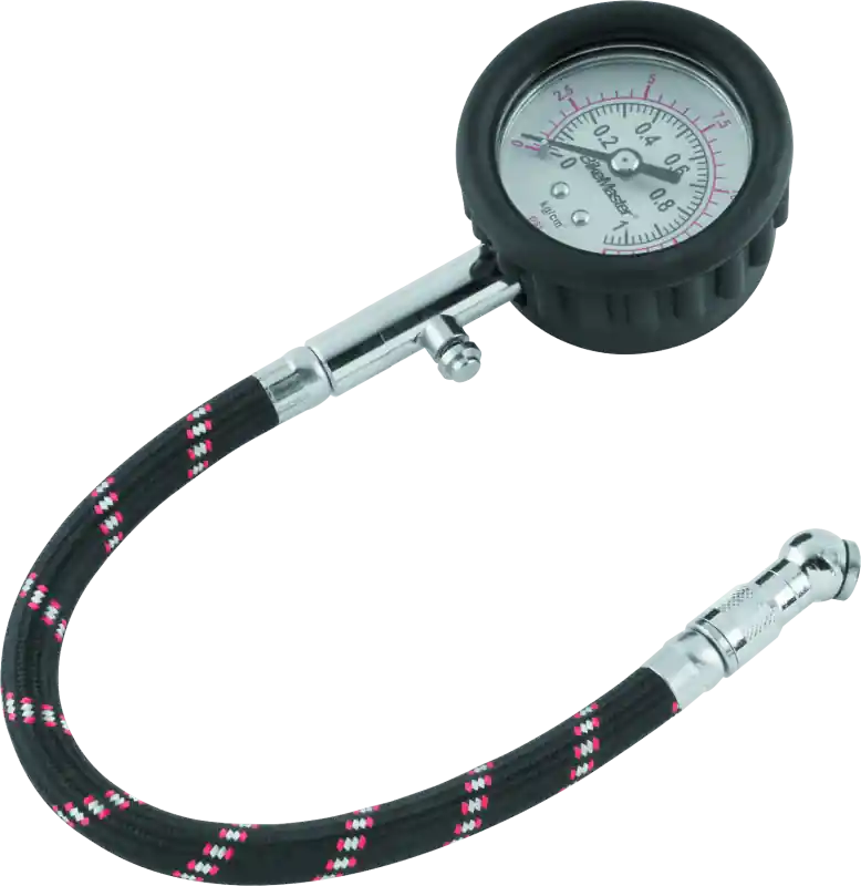 BikeMaster Tire Pressure Gauge/Hose 15 PSI Sale