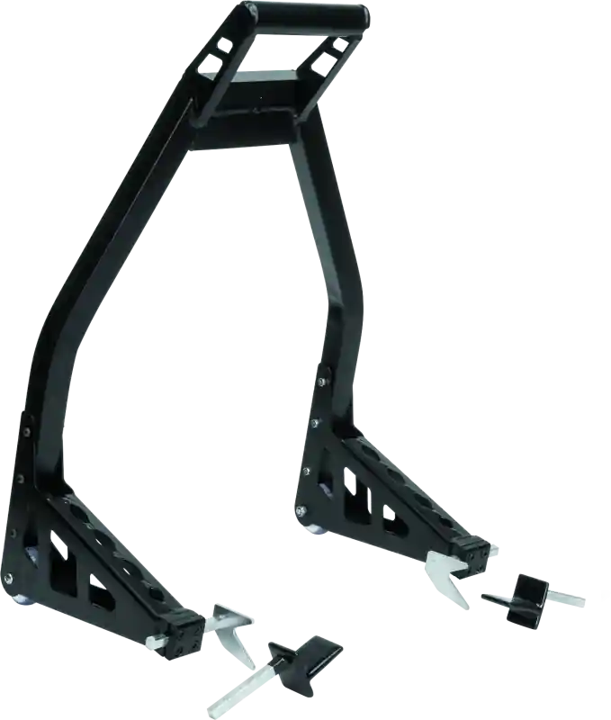 BikeMaster Universal Aluminum Stand - Rear - Black Hassle-Free Returns