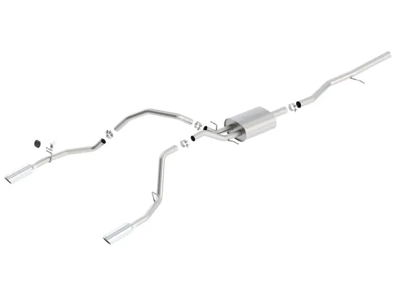 Borla 14 Silv/Sierra 1500 5.3L AT/MT Crew Cab STD Bed ATAK Cat-Back Exhaust Reduced Price